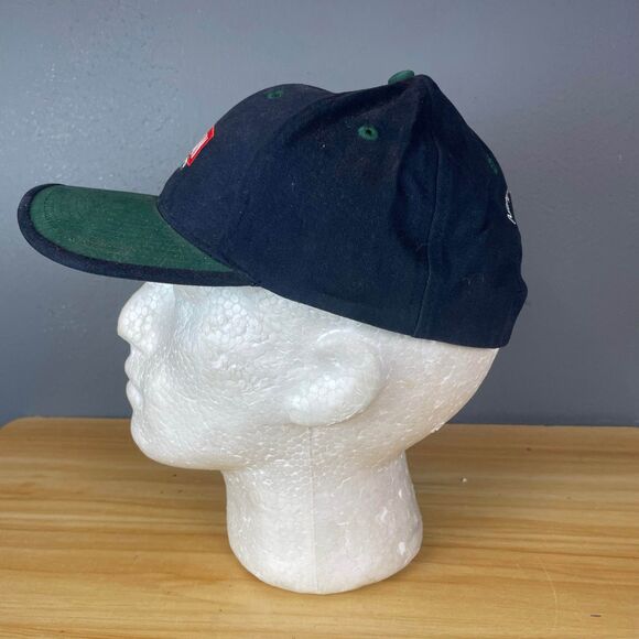 CROPLAN Genetics Vintage Black Green Snapback Hat Cap Agri-Tech Services USA - Picture 3 of 8